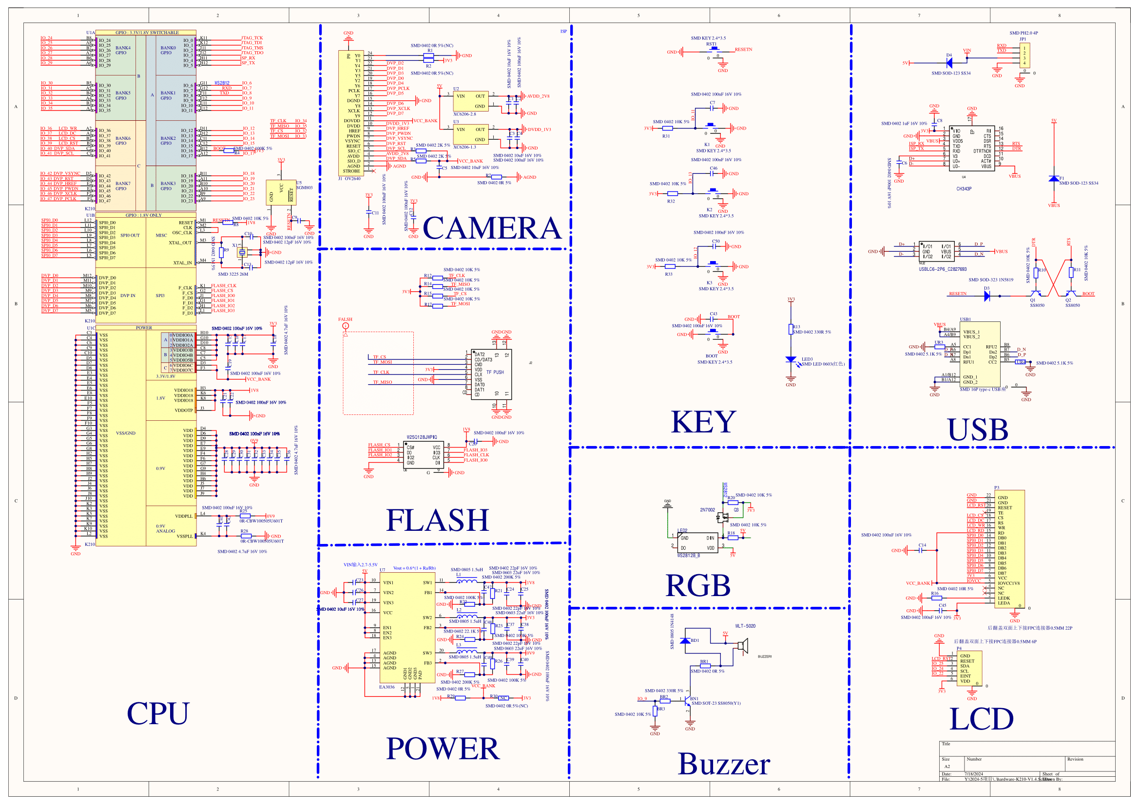 CanMV-K210 原理图